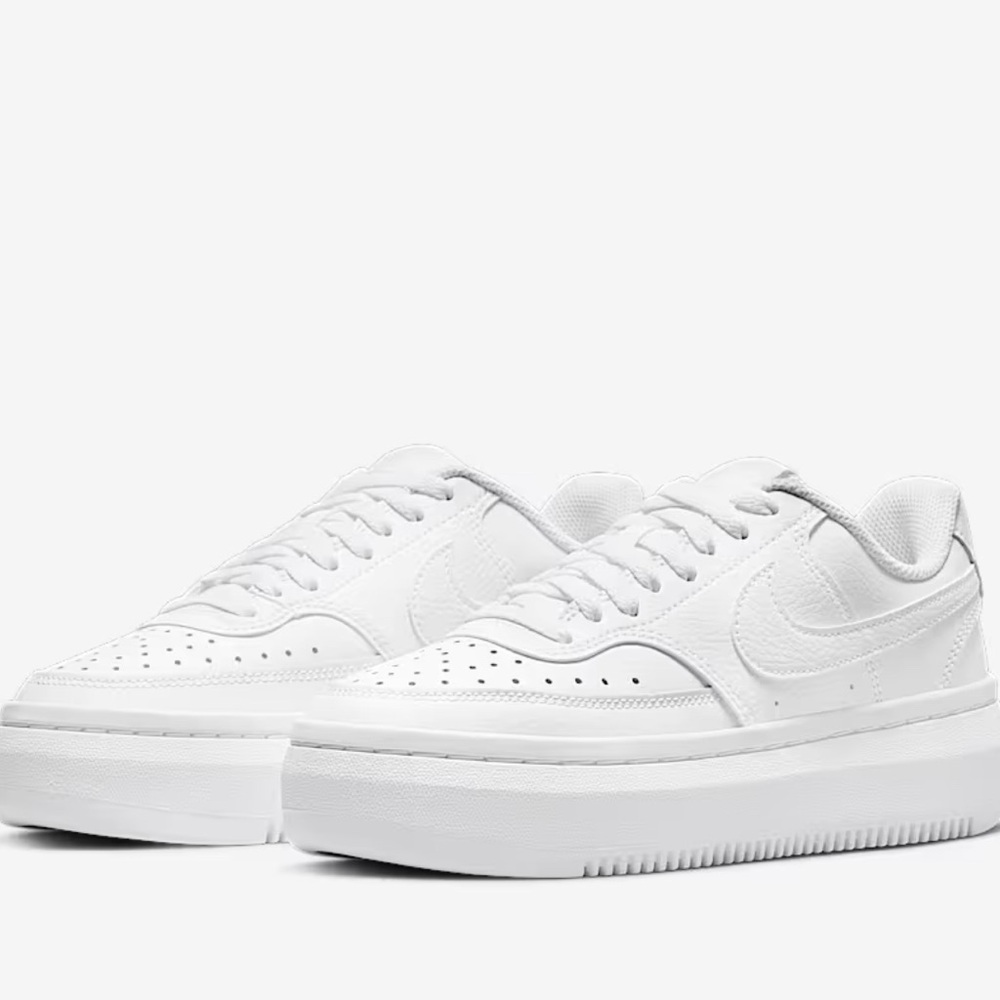 Nike Women's White Platform Sneakers